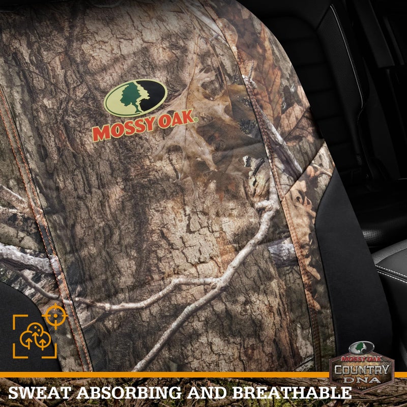 MOSSY OAK Low Back Camo Seat Covers, Airbag Compatible, Universial Fit, Fit Most Bucket Seats - Made with Premium Rip-Stop Oxford Fabric - Official Licensed Product - Image 4